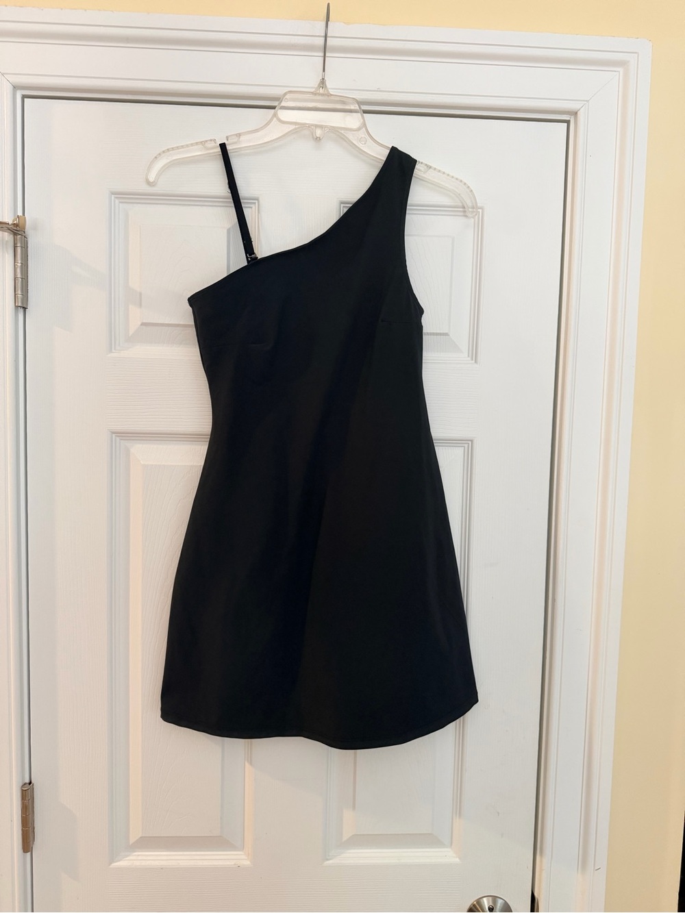 Ladies Size XXSP "Abercrombie & Fitch" Black Mini Dress Built-in Shorts GUC